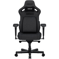 Кресло игровое Anda Seat Kaiser 4 Linen Fabric Size L Dark Gray (AD12YDDC-L-20-GB-CF)