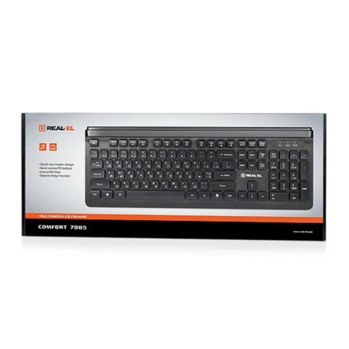 Клавиатура REAL-EL 7085 Comfort Black – REAL-EL (вид 3)
