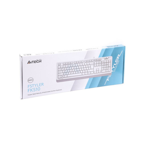 Клавіатура A4Tech FKS10 USB White – A4tech (вид 3)