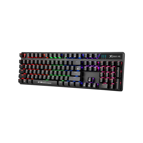 Клавиатура Xtrike ME GK-980 6 colors-LED Mechanical Red Switch USB Black (GK-980) – Xtrike ME (вид 1)