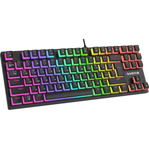 Клавіатура GamePro MK80R Red Switch RGB USB Black (MK80R) – GamePro (вид 1)