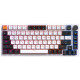 Клавиатура GamePro MK160W Hot-Swap Red Swich RGB USB UA White (MK160W)
