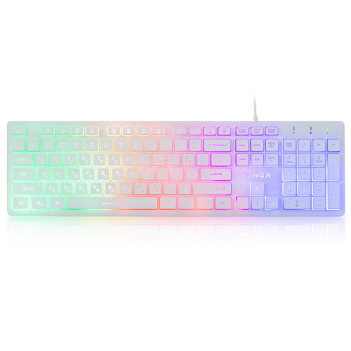Клавіатура Vinga KB410 White – Vinga