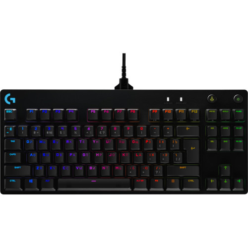 Клавіатура Logitech G PRO Mechanical Gaming USB UA Black (920-009392) – Logitech
