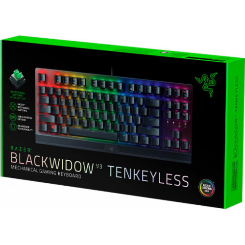 Клавиатура Razer BlackWidow V3 TKL Razer Green RU (RZ03-03490700-R3R1) – Razer (вид 1)