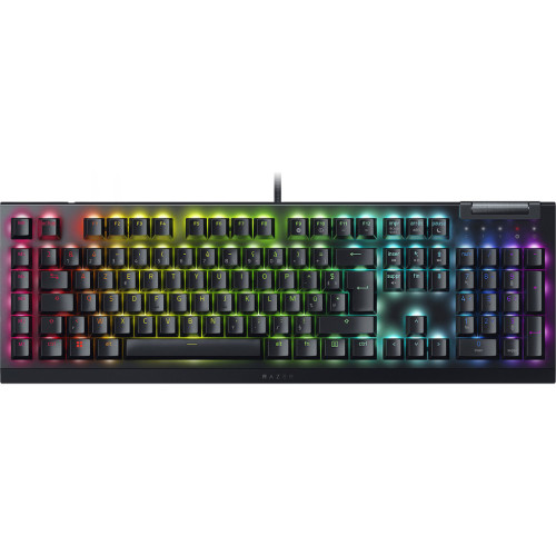 Клавіатура Razer BlackWidow V4 X Green Switch USB RU Black (RZ03-04700800-R3R1) – Razer
