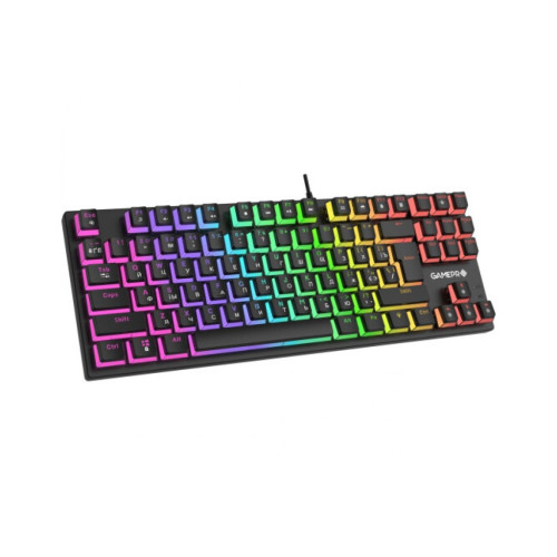 Клавіатура GamePro MK80B RGB Blue Switch USB Black (MK80B) – GamePro (вид 1)