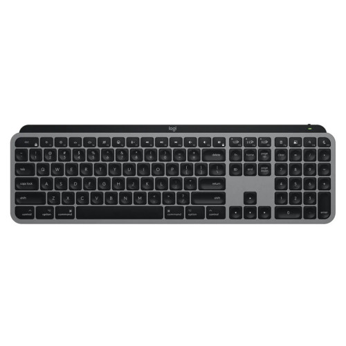 Клавиатура Logitech MX Keys S для MAC Bluetooth/Wireless UA Space Grey (920-011637) – Logitech