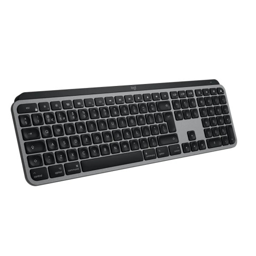 Клавиатура Logitech MX Keys S для MAC Bluetooth/Wireless UA Space Grey (920-011637) – Logitech (вид 1)