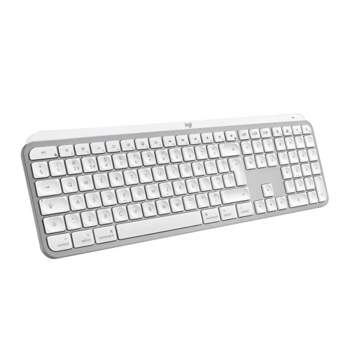 Клавиатура Logitech MX Keys S для MAC Bluetooth/Wireless UA Pale Grey (920-011638) – Logitech (вид 1)