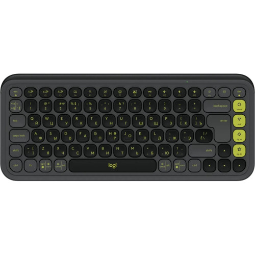 Клавиатура Logitech POP Icon Keys Bluetooth UA Graphite (920-013157) – Logitech