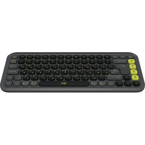 Клавиатура Logitech POP Icon Keys Bluetooth UA Graphite (920-013157) – Logitech (вид 1)