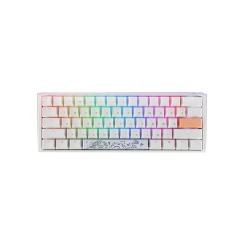 Клавіатура Ducky One 3 Mini Cherry MX Brown RGB UA USB White (DKON2161ST-BUAPXPWWWSC1) – Ducky