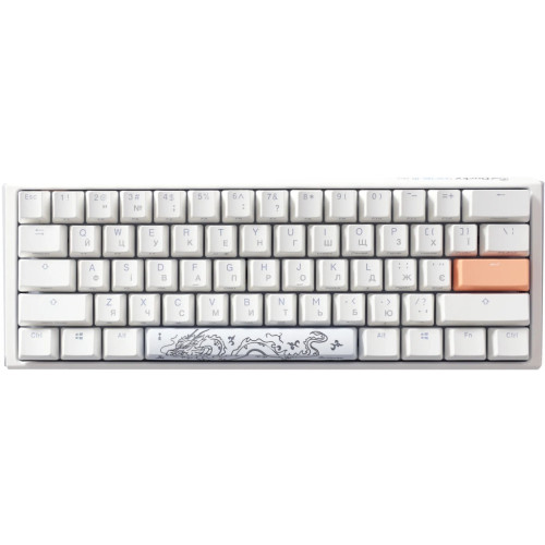 Клавіатура Ducky One 3 Mini Cherry MX Red RGB UA USB White (DKON2161ST-RUAPXPWWWSC1) – Ducky (вид 1)