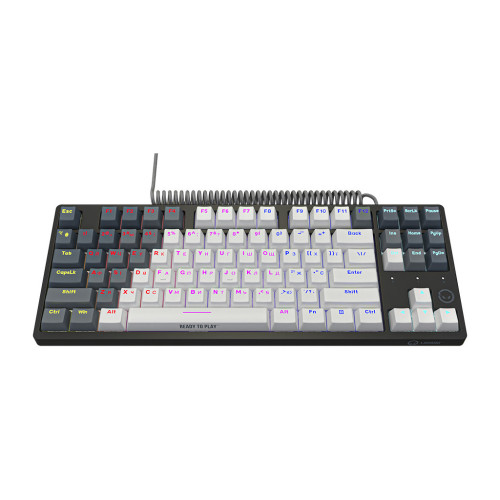 Клавиатура Lorgar Azar 514TKL RGB Mechanical USB UA White/Grey (LRG-GK514TKL-WH-UA) – Lorgar (вид 1)