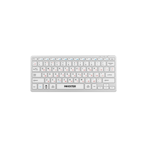 Клавиатура Maxxter KBW-C01S-UA Wireless UA White (KBW-C01S-UA) – Maxxter