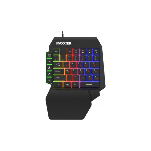 Клавиатура Maxxter KBG-OH-01B-UA USB UA Black (KBG-OH-01B-UA) – Maxxter