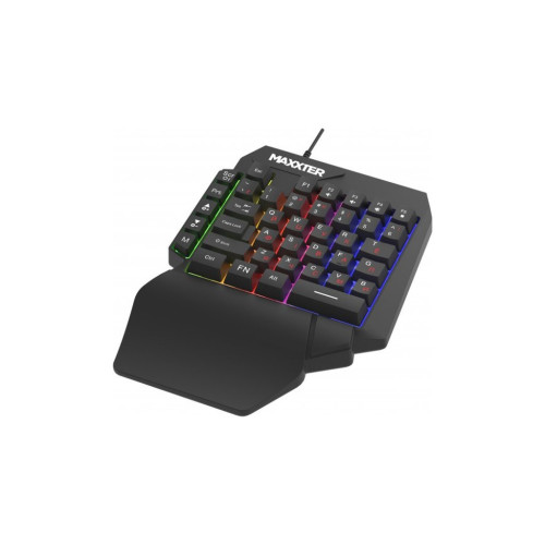 Клавиатура Maxxter KBG-OH-01B-UA USB UA Black (KBG-OH-01B-UA) – Maxxter (вид 1)