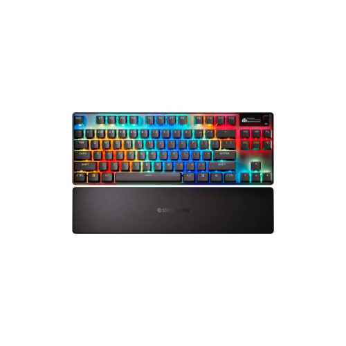 Клавиатура SteelSeries Apex Pro TKL Wireless Gen 3 UA HyperMagnetic OmniPoint 2.0 OLED UA Black (64871) – SteelSeries (вид 2)