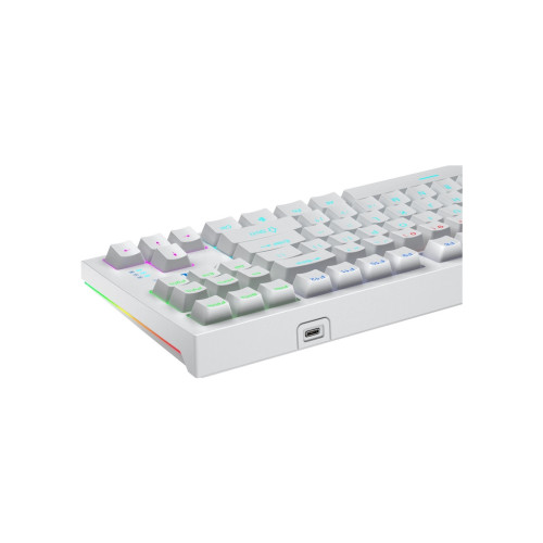 Клавиатура Aula F3032 White keycaps plus 21 Yellow keys KRGD Brown USB UA White (6948391201757) – Aula (вид 2)