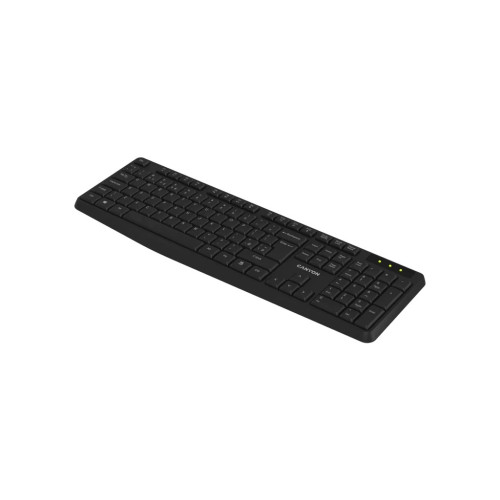 Клавиатура Canyon KB-W01 Water resistant Wireless UA Black (CNE-CKEYW01) – CANYON (вид 1)