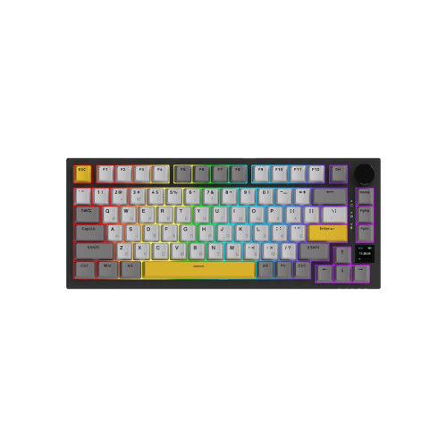 Клавіатура Ajazz AK820 Pro Gift Switch Black RGB USB/Wireless/Bluetooth UA Black (AK820PRO-G-BGY) – Ajazz (вид 1)