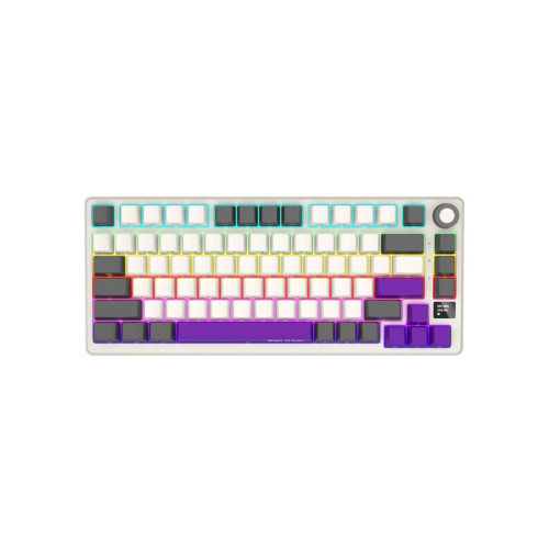 Клавіатура Lorgar KBP7075W Pro RGB Wireless/Bluetooth/USB UA Beige (LRG-KBP7075W-RT-US) – Lorgar (вид 1)