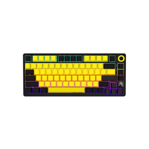 Клавиатура Lorgar KBP7075W Pro RGB Wireless/Bluetooth/USB UA Black/yellow (LRG-KBP7075W-YL-US) – Lorgar (вид 1)