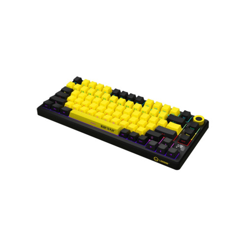 Клавиатура Lorgar KBP7075W Pro RGB Wireless/Bluetooth/USB UA Black/yellow (LRG-KBP7075W-YL-US) – Lorgar (вид 2)