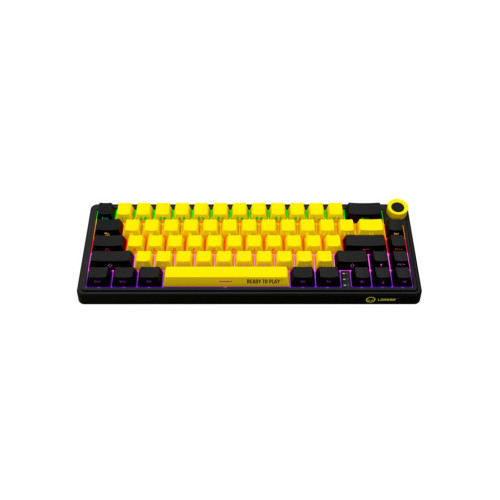 Клавіатура Lorgar KBP70MW Pro RGB Wireless/Bluetooth/USB UA Black/yellow (LRG-KBP70MW-YL-US) – Lorgar (вид 1)
