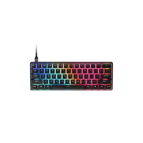 Клавиатура SteelSeries Apex Pro Mini Gen 3 HyperMagnetic OmniPoint 3.0 OLED USB UA Black (64913) – SteelSeries