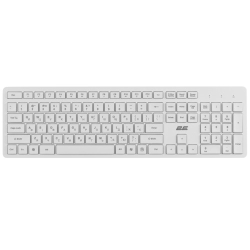 Клавіатура 2E KS260 106key Wireless UA White (2E-KS260WWH_UA) – 2E
