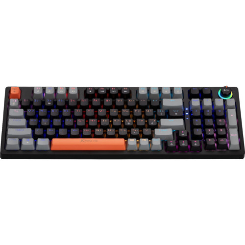 Клавиатура Xtrike ME GK-987 RGB Mechanical USB UA Black/Grey (GK-987GGRUA) – Xtrike ME (вид 2)
