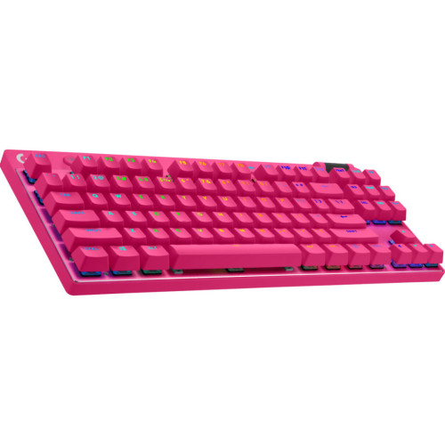 Клавіатура Logitech G PRO X TKL Lightspeed Tactile USB UA Magenta (920-012159) – Logitech (вид 1)