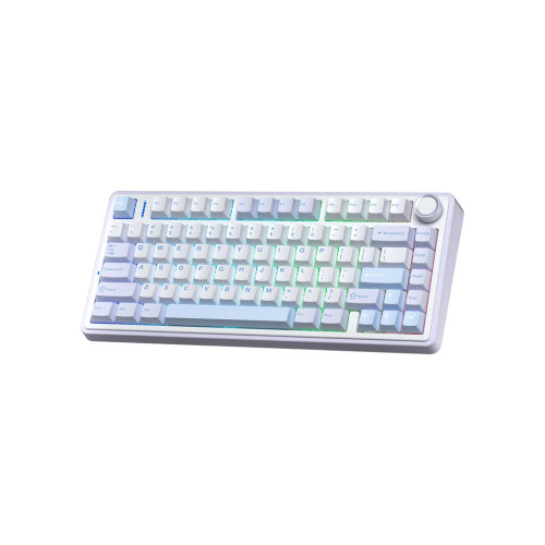 Клавіатура Aula F75 Gasket Greywood V3 switch Hot-Swap PBT Wireless/Bluetooth/USB Blue (6948391208633) – Aula (вид 2)