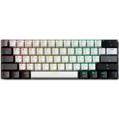 Клавіатура GamePro Genesis Infinity MK130BW Outemu Swithes USB White (MK130BW) – GamePro (вид 1)