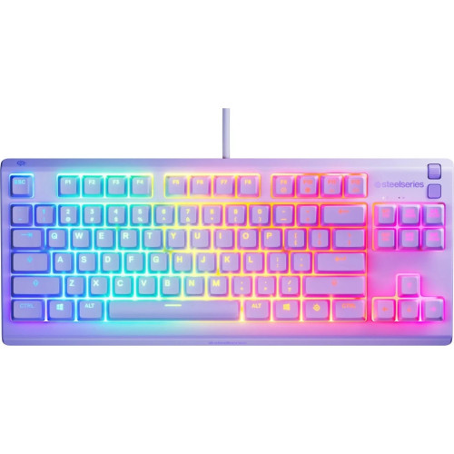 Клавіатура SteelSeries Apex 3 TKL USB UA Lavender (64940) – SteelSeries