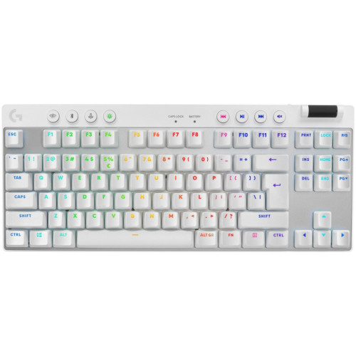 Клавіатура Logitech G PRO X TKL Lightspeed Tactile USB UA White (920-012148) – Logitech