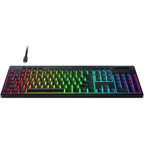 Клавіатура Razer BlackWidow V4 Low-Profile Wireless/Bluetooth/USB Yellow switch UA Black (RZ03-05271500-R3M1) – Razer (вид 1)