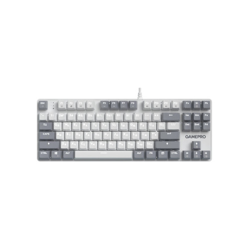 Клавіатура GamePro Genesis Metallic MK110W Outemu Red Switch USB UA White (MK110W) – GamePro