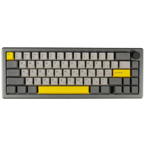 Клавіатура Epomaker EK68 65 Budgerigar V2 Switch Hot-Swap RGB Wireless/Bluetooth/USB UA Black (EK68-B-BV2) – Epomaker