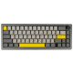 Клавіатура Epomaker EK68 65 Budgerigar V2 Switch Hot-Swap RGB Wireless/Bluetooth/USB UA Black (EK68-B-BV2)