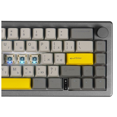 Клавіатура Epomaker EK68 65 Budgerigar V2 Switch Hot-Swap RGB Wireless/Bluetooth/USB UA Black (EK68-B-BV2) – Epomaker (вид 1)