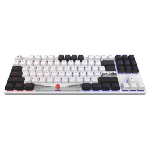 Клавіатура Dark Project One 87 Fuji ABS RGB Mech G3ms Sapphire USB Black/White (DPO87_GSH_Fuji_ANSI_UA) – Dark Project (вид 1)