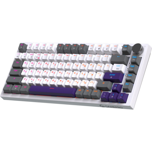 Клавіатура GamePro Genesis Warden MK160P Outemu Swithes USB White-Grey (MK160P) – GamePro (вид 1)