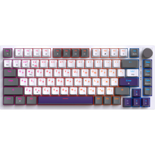 Клавіатура GamePro Genesis Warden MK160P Outemu Swithes USB White-Grey (MK160P) – GamePro (вид 2)