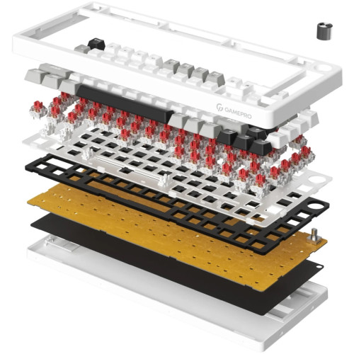 Клавиатура GamePro Genesis Silverlight MK126 USB UA Grey (MK126) – GamePro (вид 2)