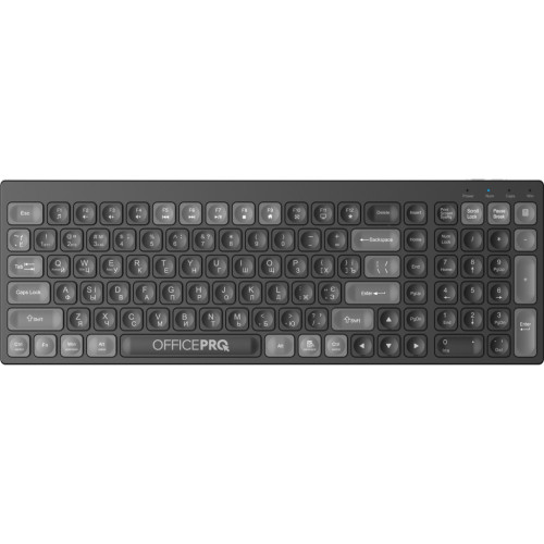 Клавіатура OfficePro SK985B Wireless/Bluetooth Black (SK985B) – OfficePro