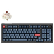 Клавиатура Keychron V5 Max Gateron Jupiter Brown Knob Hot-Swap QMK Wireless/Bluetooth/USB-А UA Black (V5M-D3-UA)