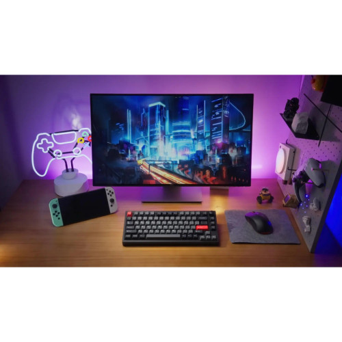 Клавіатура Lemokey P1 Pro Super Brown RGB Wireless/Bluetooth/USB Carbon Black (P1P-M3-UA) – Lemokey (вид 1)